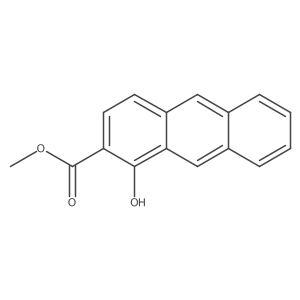 Methyl 1-hydroxy-2-anthracenecarboxylate结构式