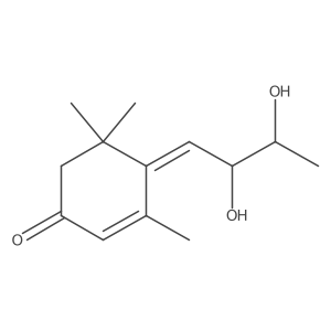 8,9-Dihydro-8,9-dihydroxymegastigmatrienone Structure