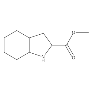 methyl octahydro-1H-indole-2-carboxylate结构式