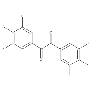 1,2-Bis(3,4,5-trifluorophenyl)ethane-1,2-dione结构式