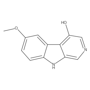 6-Methoxy-9h-pyrido[3,4-b]indol-4-ol Structure