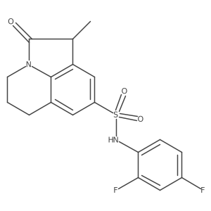 N-(2,4-difluorophenyl)-1-methyl-2-oxo-2,4,5,6-tetrahydro-1H-pyrrolo[3,2,1-ij]quinoline-8-sulfonamide Structure