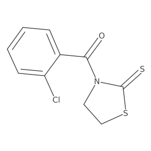 3-(2-Chlorobenzoyl)-1,3-thiazolidine-2-thione Structure