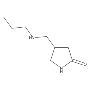 4-[(Propylamino)methyl]-2-pyrrolidinone Structure