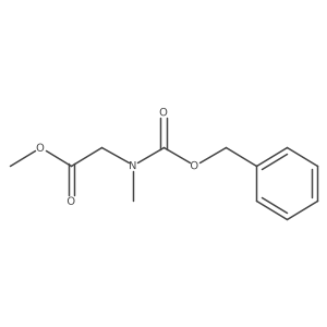 Methyl 2-([(benzyloxy)carbonyl](methyl)amino)acetate结构式