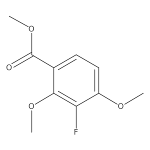 Methyl 2,4-dimethoxy-3-fluorobenzoate结构式