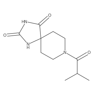 8-Isobutyryl-1,3,8-triazaspiro[4.5]decane-2,4-dione Structure
