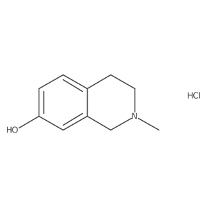 2-Methyl-1,2,3,4-tetrahydroisoquinolin-7-ol hydrochloride Structure