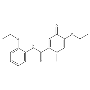 5-ethoxy-N-(2-ethoxyphenyl)-1-methyl-4-oxo-1,4-dihydropyridine-2-carboxamide Structure