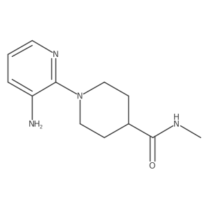 1-(3-aminopyridin-2-yl)-N-methylpiperidine-4-carboxamide Structure