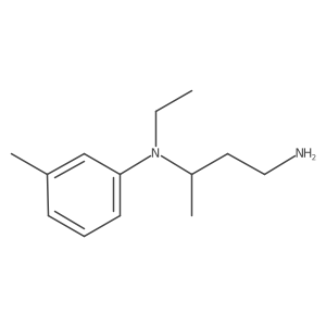 N3-Ethyl-N3-(3-methylphenyl)-1,3-butanediamine结构式