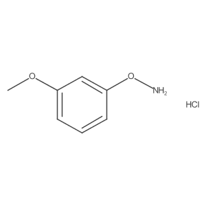 O-(3-Methoxyphenyl)hydroxylamine Hydrochloride Structure