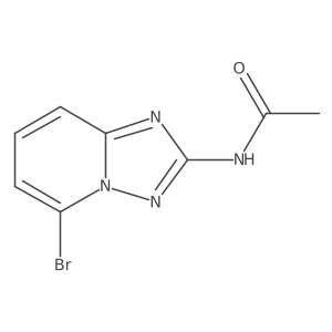 N-(5-Bromo-[1,2,4]triazolo[1,5-a]pyridin-2-yl)-acetamide结构式