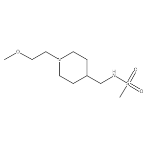 N-((1-(2-methoxyethyl)piperidin-4-yl)methyl)methanesulfonamide Structure