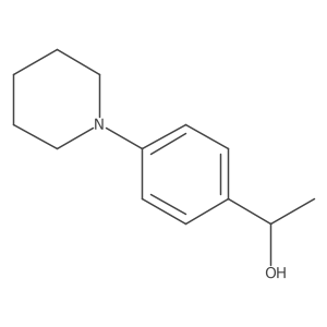 (1S)-1-(4-piperidin-1-ylphenyl)ethanol Structure