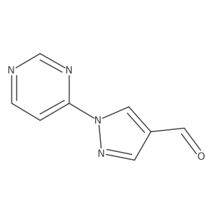 1-Pyrimidin-4-yl-1h-pyrazole-4-carbaldehyde Structure