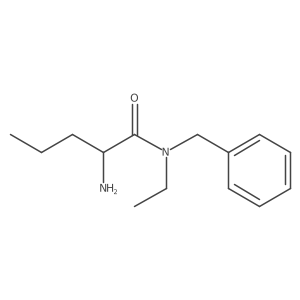 2-amino-N-benzyl-N-ethylpentanamide Structure