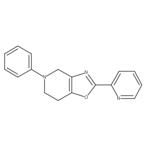 5-Phenyl-2-(pyridin-2-yl)-4,5,6,7-tetrahydrooxazolo[4,5-c]pyridine结构式