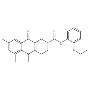 N-(2-ethoxyphenyl)-5,6,8-trimethyl-10-oxo-3,4,5,10-tetrahydrobenzo[b][1,6]naphthyridine-2(1H)-carboxamide Structure