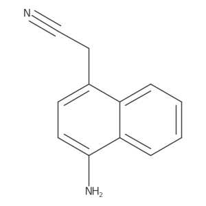 1-Aminonaphthalene-4-acetonitrile结构式