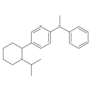 2-Pyridinamine, N-methyl-5-[1-(1-methylethyl)-2-piperidinyl]-N-phenyl- Structure