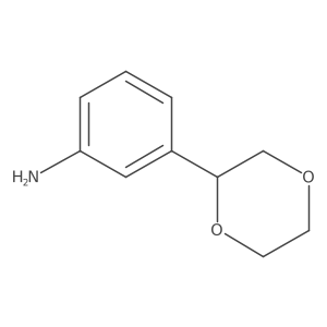 3-(1,4-Dioxan-2-yl)aniline Structure