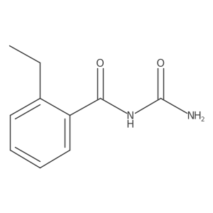 Benzamide, N-(aminocarbonyl)-2-ethyl-结构式