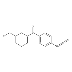 [1-(4-Azidobenzoyl)piperidin-3-yl]methanol结构式