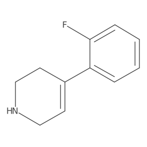 4-(2-Fluorophenyl)-1,2,3,6-tetrahydropyridine Structure