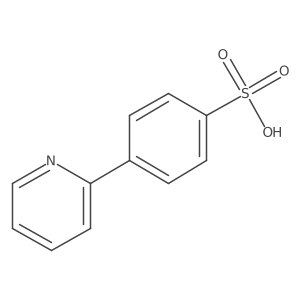 4-(Pyridin-2-yl)benzene-1-sulfonic acid结构式