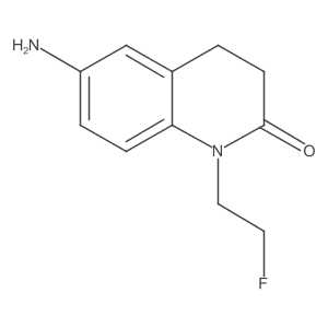 6-Amino-1-(2-fluoroethyl)-1,2,3,4-tetrahydroquinolin-2-one Structure