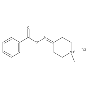 1-Methylpiperidin-4-one phenylcarbonyl oxime hydrochloride Structure