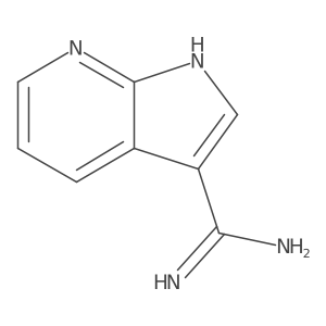 1H-pyrrolo[2,3-b]pyridine-3-carboximidamide Structure