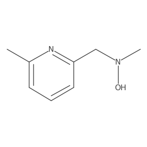 N-methyl-N-[(6-methylpyridin-2-yl)methyl]hydroxylamine结构式