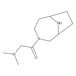 1-(3,9-diazabicyclo[4.2.1]nonan-3-yl)-2-(dimethylamino)ethanone Structure