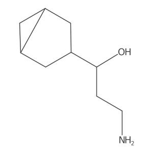 3-Amino-1-(bicyclo[3.1.0]hexan-3-YL)propan-1-OL结构式