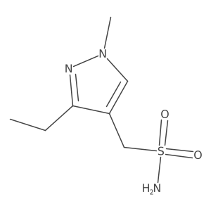 (3-ethyl-1-methyl-1H-pyrazol-4-yl)methanesulfonamide Structure
