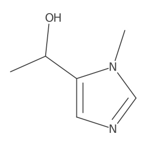 (1R)-1-(1-methyl-1H-imidazol-5-yl)ethan-1-ol结构式