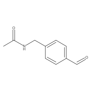 N-[(4-Formylphenyl)methyl]acetamide结构式