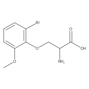 O-(2-Bromo-6-methoxyphenyl)-L-serine结构式