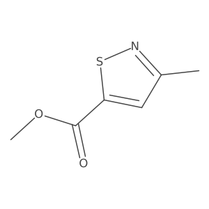 Methyl 3-methylisothiazole-5-carboxylate结构式