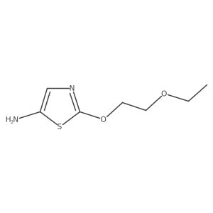 2-(2-Ethoxyethoxy)-1,3-thiazol-5-amine Structure