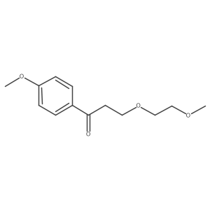 3-(2-Methoxyethoxy)-1-(4-methoxyphenyl)-1-propanone结构式