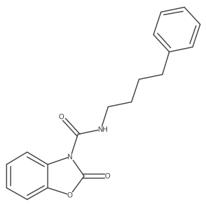 2-Oxo-N-(4-phenylbutyl)-3(2h)-benzoxazolecarboxamide结构式