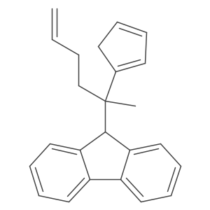 5-(Cyclopentadienyl)-5-(fluoren-9-yl)-hex-1-ene Structure