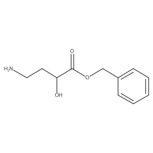 benzyl (2S)-4-amino-2-hydroxybutanoate结构式