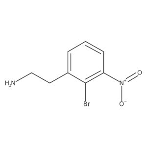 2-(2-Bromo-3-nitrophenyl)ethanamine Structure
