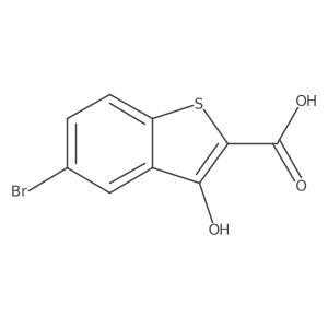 5-Bromo-3-hydroxybenzo[b]thiophene-2-carboxylic acid Structure