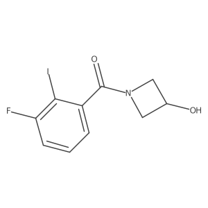 1-(3-Fluoro-2-iodobenzoyl)azetidin-3-ol Structure