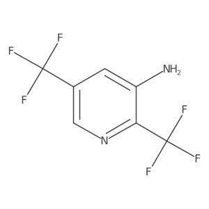 2,5-Bis-trifluoromethyl-pyridin-3-ylamine Structure